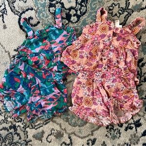 Floral Kids Shorts Set